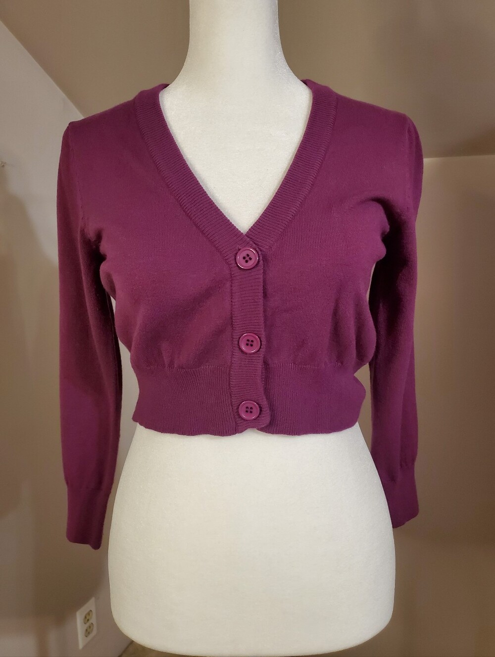 Mak Plum Colored Sweater